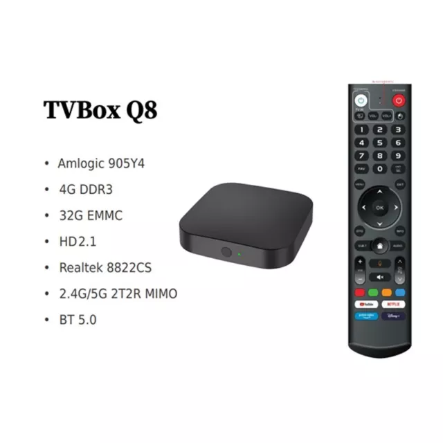 Android Box Q8 4GB 32GB With Amlogic S905x3 Processor Media Player  Smart 2