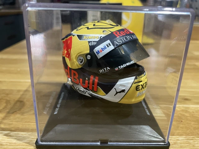 Casque Miniature Arai F1 Max Verstappen 1997 - Minichamps 1/8 - Réf. 381970018 - État Neuf