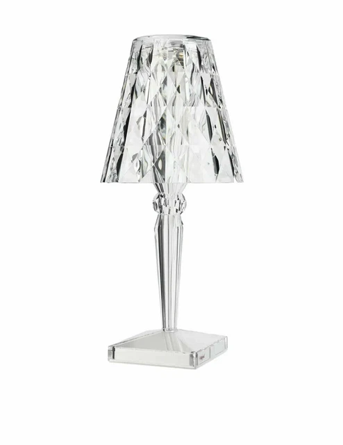 Lampada Da Tavolo Led Ricaricabile Per Bar Ristoranti Hotel Pub Trasparente