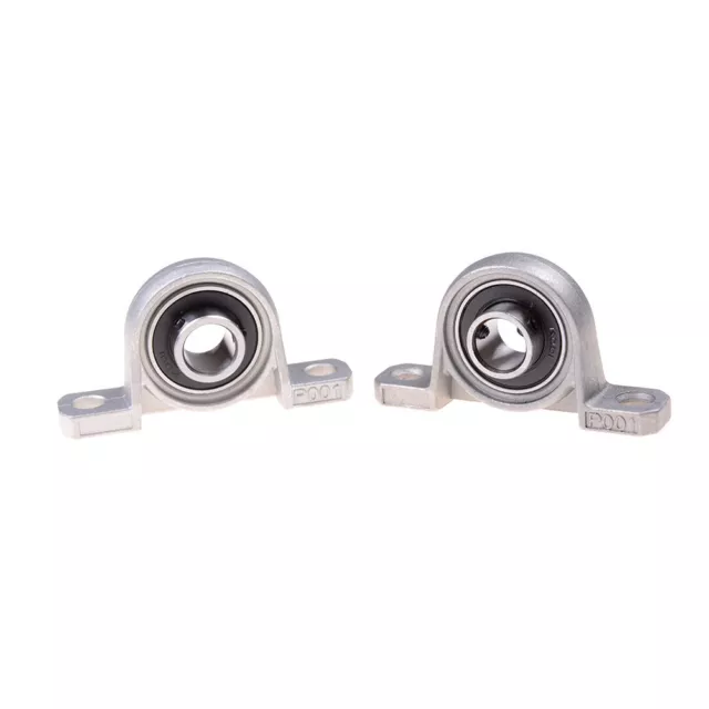 2x 12mm Diameter Bore Ball Bearing Pillow Block Mounted Support KP001  ZT 2