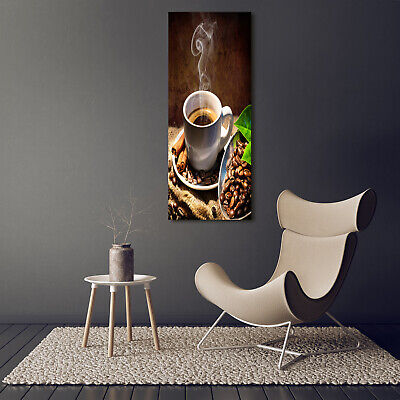Tulup Pittura Su Vetro Tempereto Immagine 50x125cm - Tazza Di Caffè