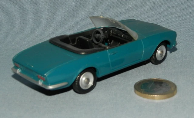 Dinky Toys France 1/43 réf 1423 : Peugeot 504 Cabriolet + boîte originale 3