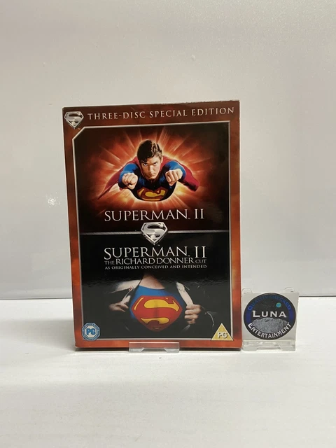 SUPERMAN II / Superman II: The Richard Donner Cut DVD Christopher Reeve ...