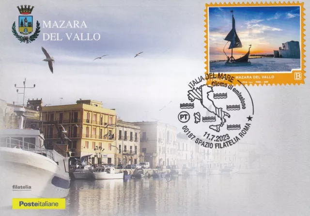 Mazara Del Vallo Cartolina  Filatelica 2023 Maximum Card