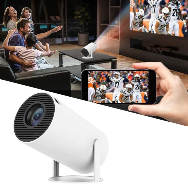 Mini Projector 1080P Full HD WiFi Freestyle Smart Home LED Theater Cinema USB