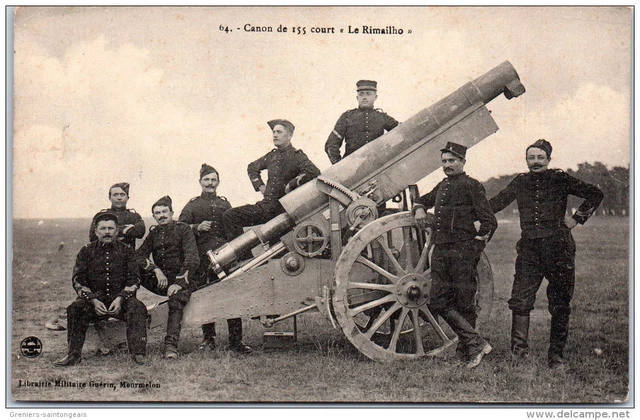 MILITARIA - MATERIEL - canon court de 155 LE RIMAILHO