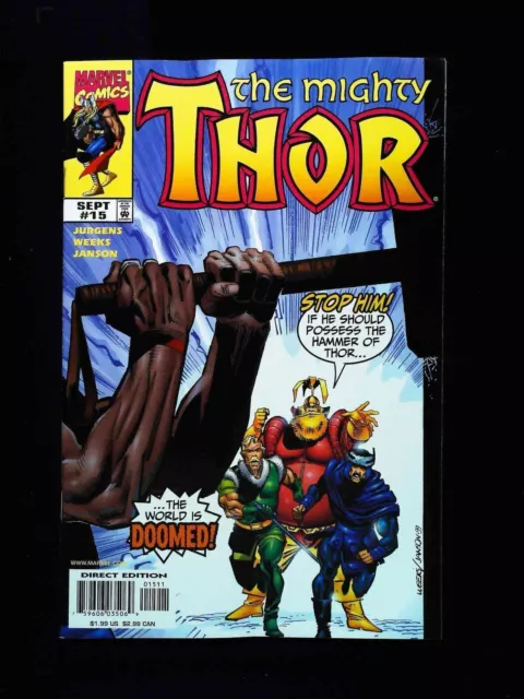 Thor #15 (2Nd Series) Marvel Comics 1999 Vf+