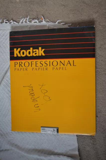 Kodak Ektalure Photopaper 20x24 unopened pack Gd Lustre 10 sheets really rare!