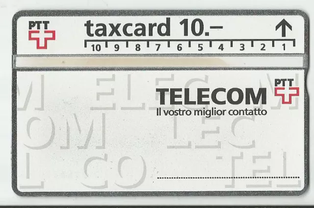 TK Telefonkarte/taxcard Schweiz  10 SfR  Telecom Neu