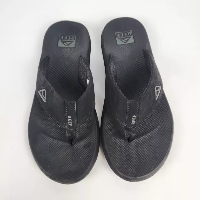 REEF MEN'S CUSHION Phantom Phantoms Flip Flop Black Sandals Size 11 $18 ...