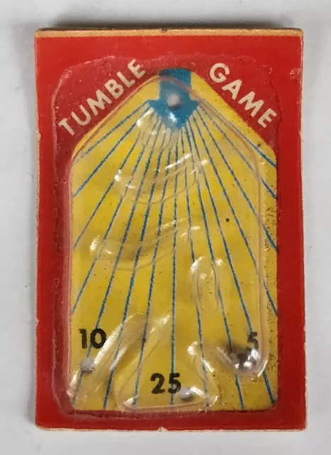 1961 Vintage Premium Cracker Jack Prize Tumble Game or Puzzle Toy