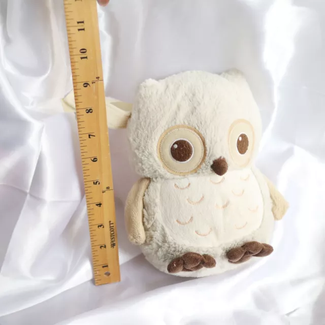 Cloud B Nighty Night Owl On the Go White Sound Machine Infant Baby Soother Plush 2