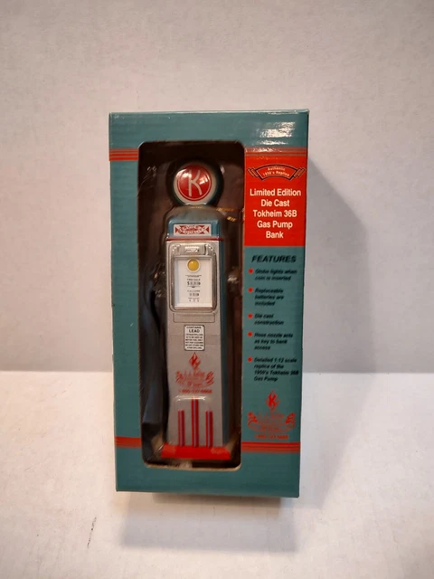 Tokheim 36B Vintage Style Die Cast 1:12 Gas Pump Bank JJ Keller