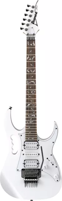 Ibanez JEMJR-WH Steve Vai Signature Guitare Électrique 6 Corde - Blanc Nouveau