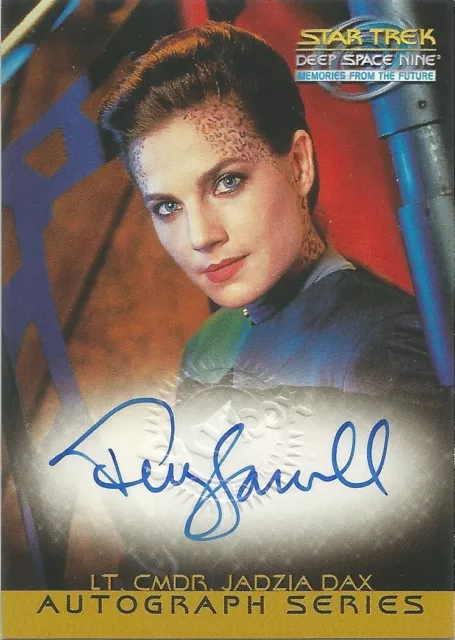 DS9 Star Trek Deep Space Nine MFTF: A6 Terry Farrell ""Jadzia Daz"" Autogrammkarte