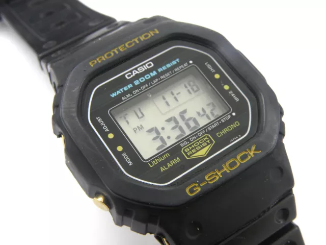 Vintage Gents Casio G-Shock Dw-5200C Watch - 200M £299.95 - Picclick Uk