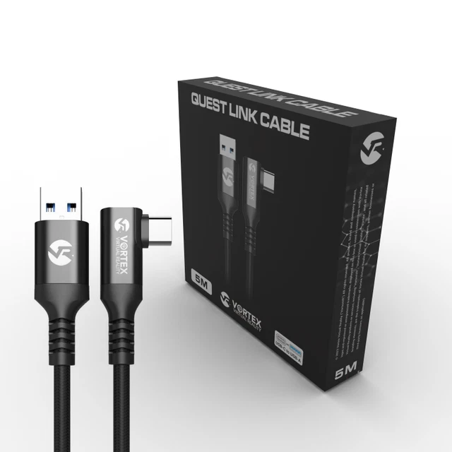 Nouveau câble de 5m de VortexVR USB-A à USB-C Oculus Link Quest 2