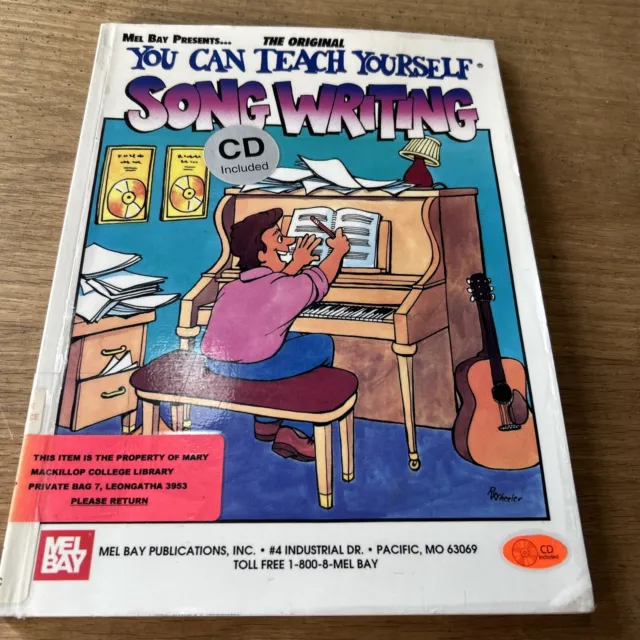 You Can Teach Yourself, Song Writing, Includes Cd, Paperback, Ex-Library, CL6