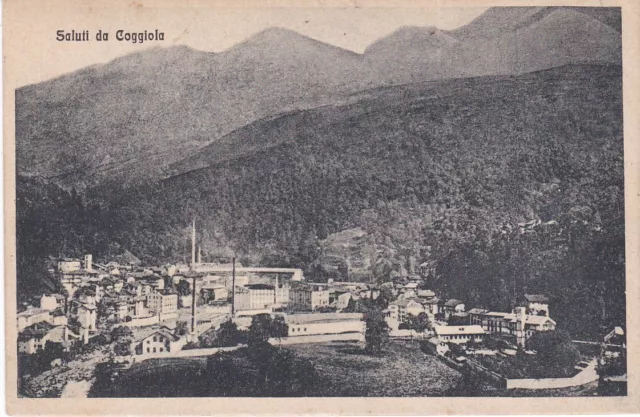 Biella - Saluti da Coggiola - fp vg 1915