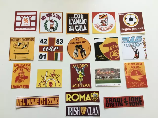 ROMA 19 ADESIVI Ultras Pegatina Sticker Tradizione Nndr Brigata Tafferugli  Irish EUR 24,90 - PicClick FR