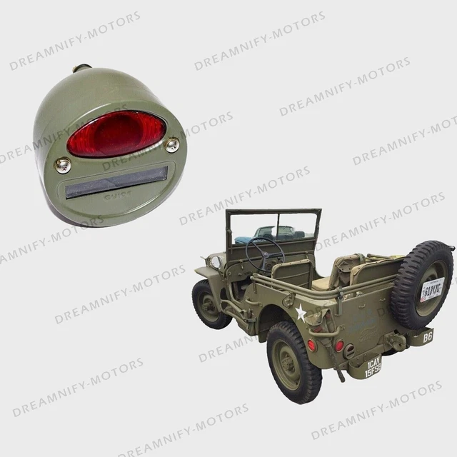 Feu Arrière Cat Eye Militaire 4 Pouces Pour Willys MB / Ford GPW Jeeps Et Camions - Neuf Sous Emballage