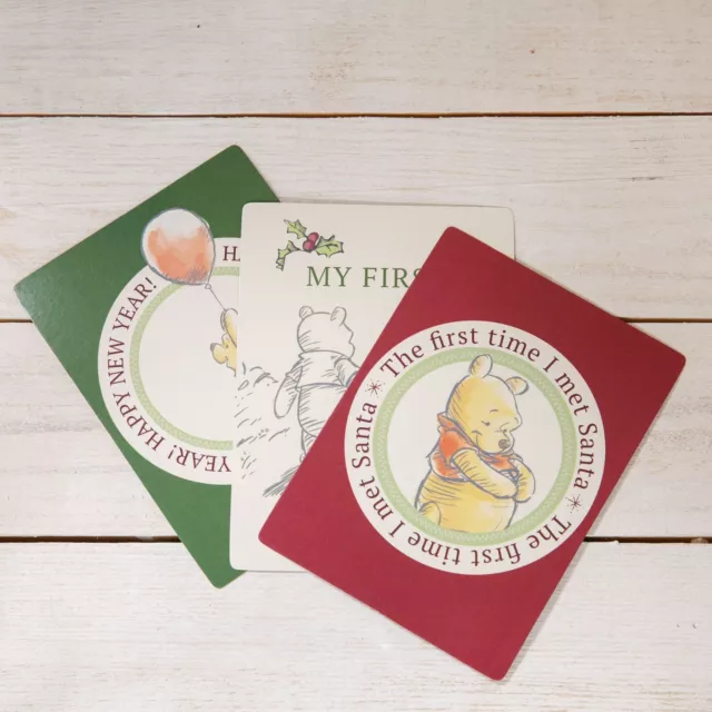 Disney Christmas Baby First Milestones Cards - Winnie Pooh