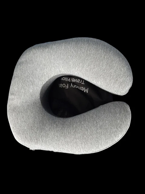 U-Shaped Memory Foam Travel Pillow Neck/Head Support /Airplane Sleep NWOB 8