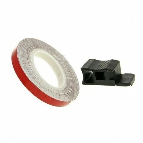 Oxford Moto Roue Rayures Reflet Rouge + Application 7mm X 6m