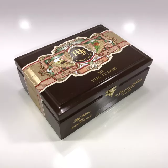 My Father Cigars The Judge Grand Robusto Empty Wooden Cigar Box 8.5x6x3.25