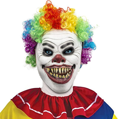 Amscan Pagliaccio spaventoso Big Head Bambino Costume Età 10-12 anni 