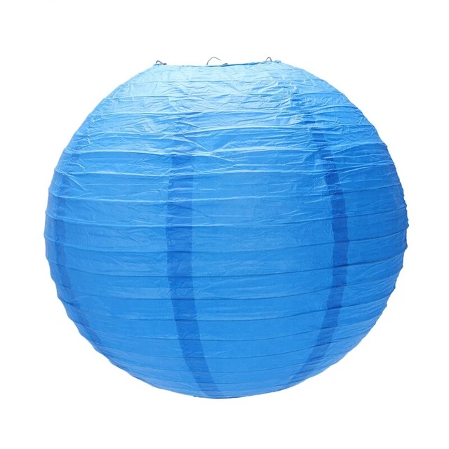 1 x Chinese Japanese   Lampshade for Party Wedding, 40cm(16") Navy  C5N6