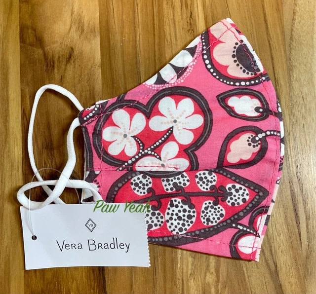 Vera Bradley Cotton Face Mask in Blush Pink New  - SHIPS OUT FAST