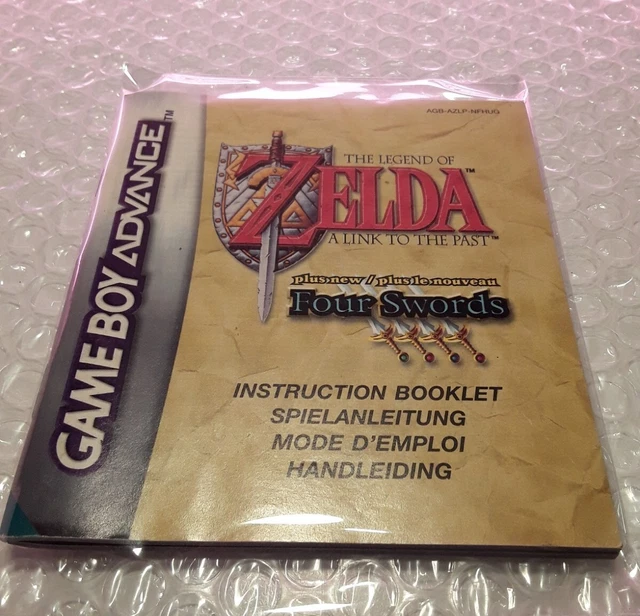 The legend of Zelda A link to the past + Four swords TOP gameboy Advance GBA