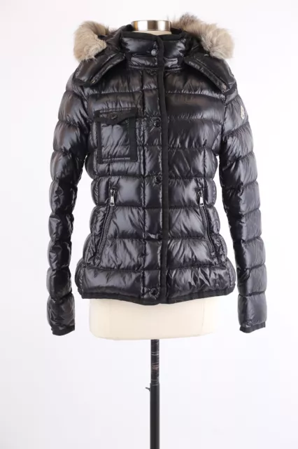 $2,575 Moncler Armoise Short Down Jacket SZ 3/L Black MINT 2