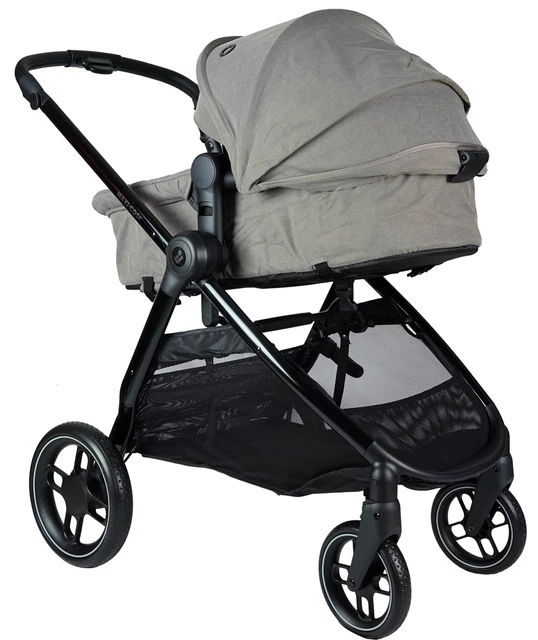 Maxi-Cosi Zelia 3 Luxe Baby Pram Pushchair Stoller Carrycot Twillic Truffle New