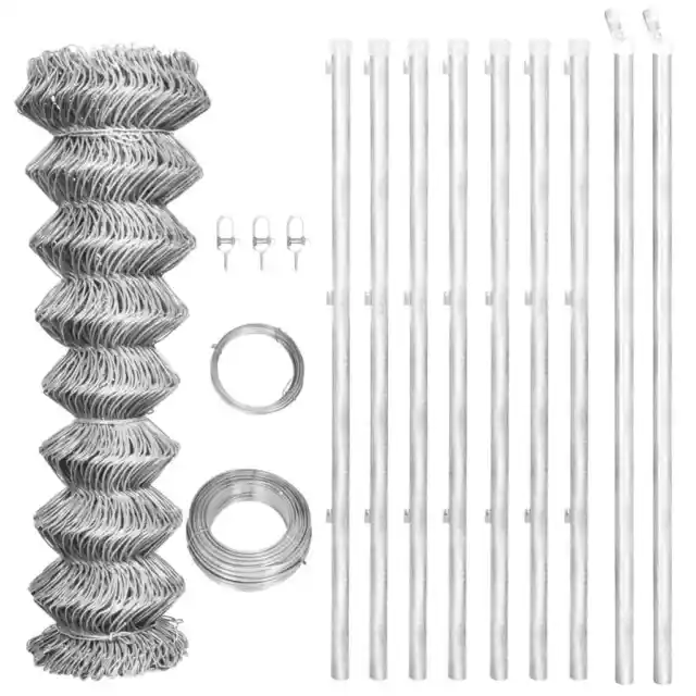 Maschendrahtzaun Komplettset Gartenzaun Zaun Set Gartenzaunset Drahtzaun Zaunset