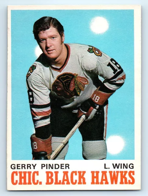 1970-71 O-Pee-Chee #148 Gerry Pinder RC Chicago Blackhawks