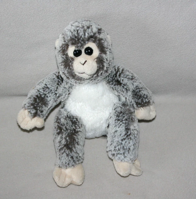 Creations Dani Doudou Peluche Singe Blanc Beige Marron Chine 21 Cm Etat Neuf