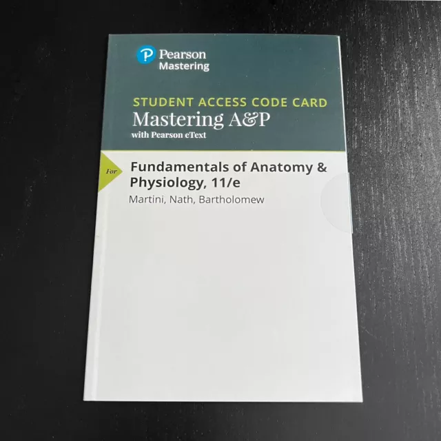 Mastering A&P Standalone eText Access Code for Fundamentals of Anatomy 11th Ed