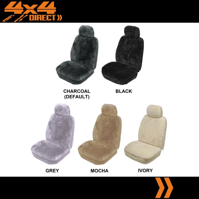 SINGLE 20MM SHEEPSKIN WOOL CAR SEAT COVER FOR LAND ROVER DISCOVERY 5