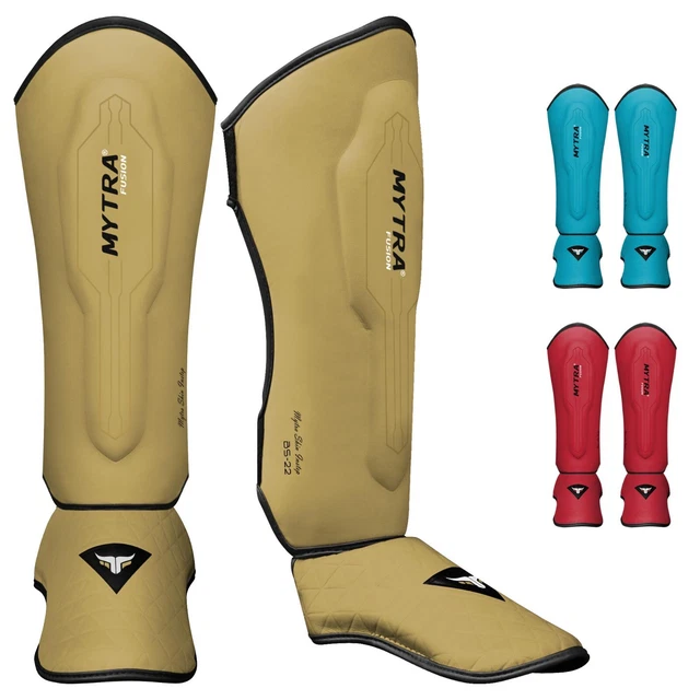 Mytra Fusion MMA Kids / Junior Boxing Shin Instep And Shin Guard