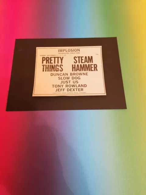 top music advert from the pretty things steam hammer 1973