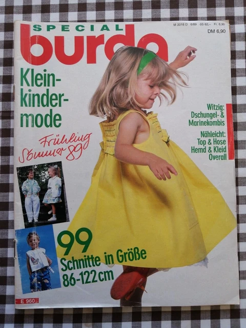 Magazine Burda Special Pour Enfants Printemps/Été 1995 - Tailles 86 à 128