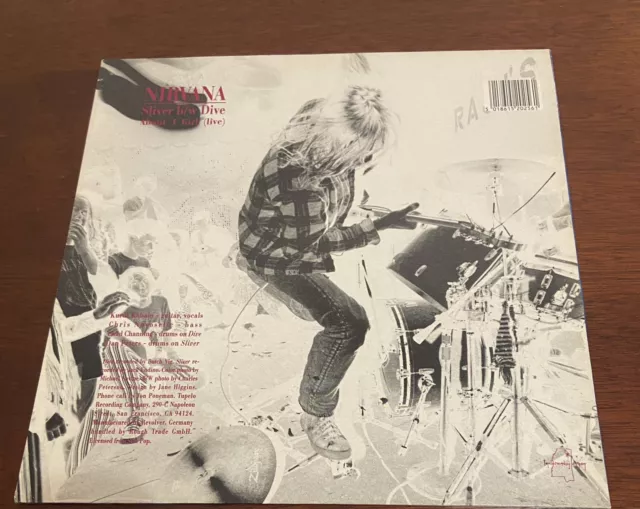 NIRVANA - Sliver b/w Dive - About A- Vinyl 45 Giri Maxi Single 12” UK Press 1991 3