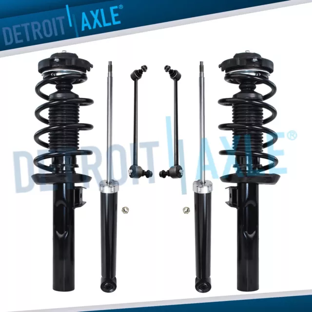 Front Struts Rear Shocks Sway Bars for Jetta Golf Passat Rabbit CC A3 Quattro