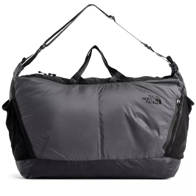The North Face Flyweight Duffel Bag - Packable &Lightweight - Gray/Black 27L NWT