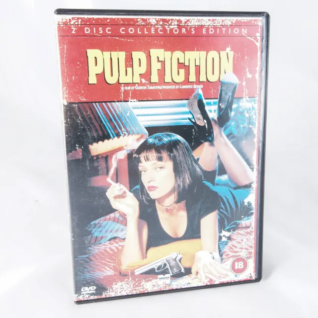 Pulp Fiction (DVD, 2002, Collector's Edition 2-Disc Set) R2 UK PAL