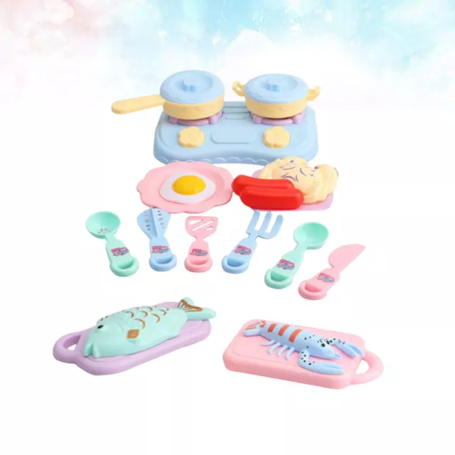 20 piezas juego de cocina accesorios juguete cocina utensilios juguete