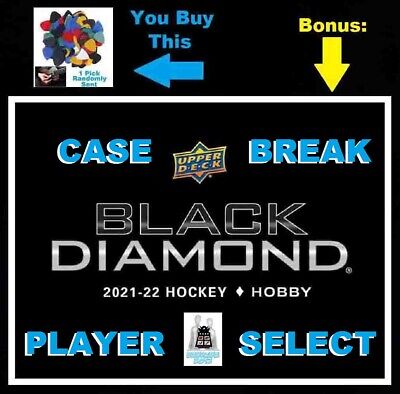 PICK Wyatt Kalynuk RC 21-22 Upper Deck Black Diamond 5 Box Case Break Blackhawks
