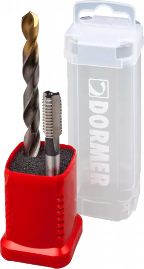 DORMER HSS Tap & Drill Duo (A002) - 2 Piece Set M3 - M12 - Choose Size 2